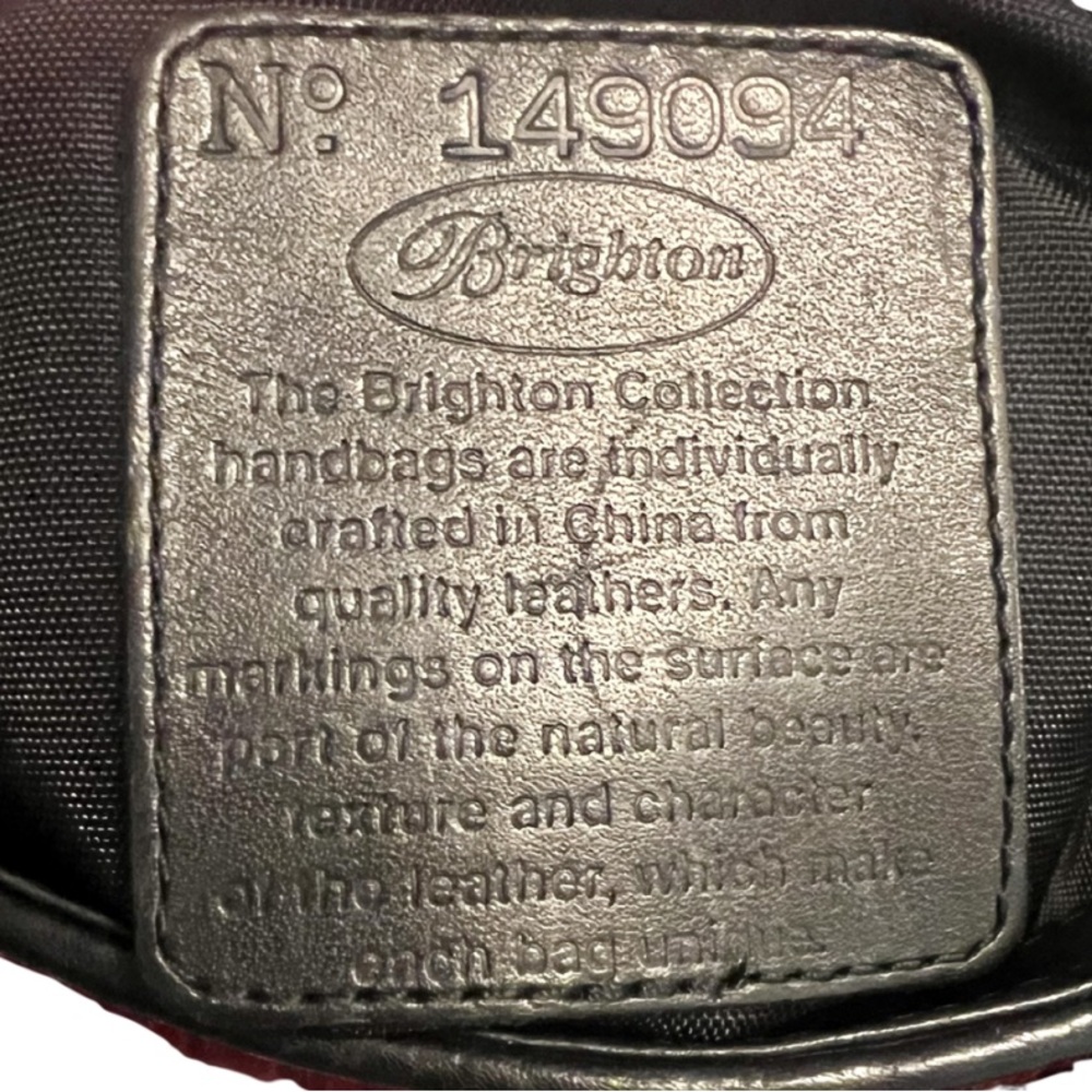 ✨ Rare Find! Brighton Red Calf Hair & Leather Messenger ✨ - Picture 7 of 7